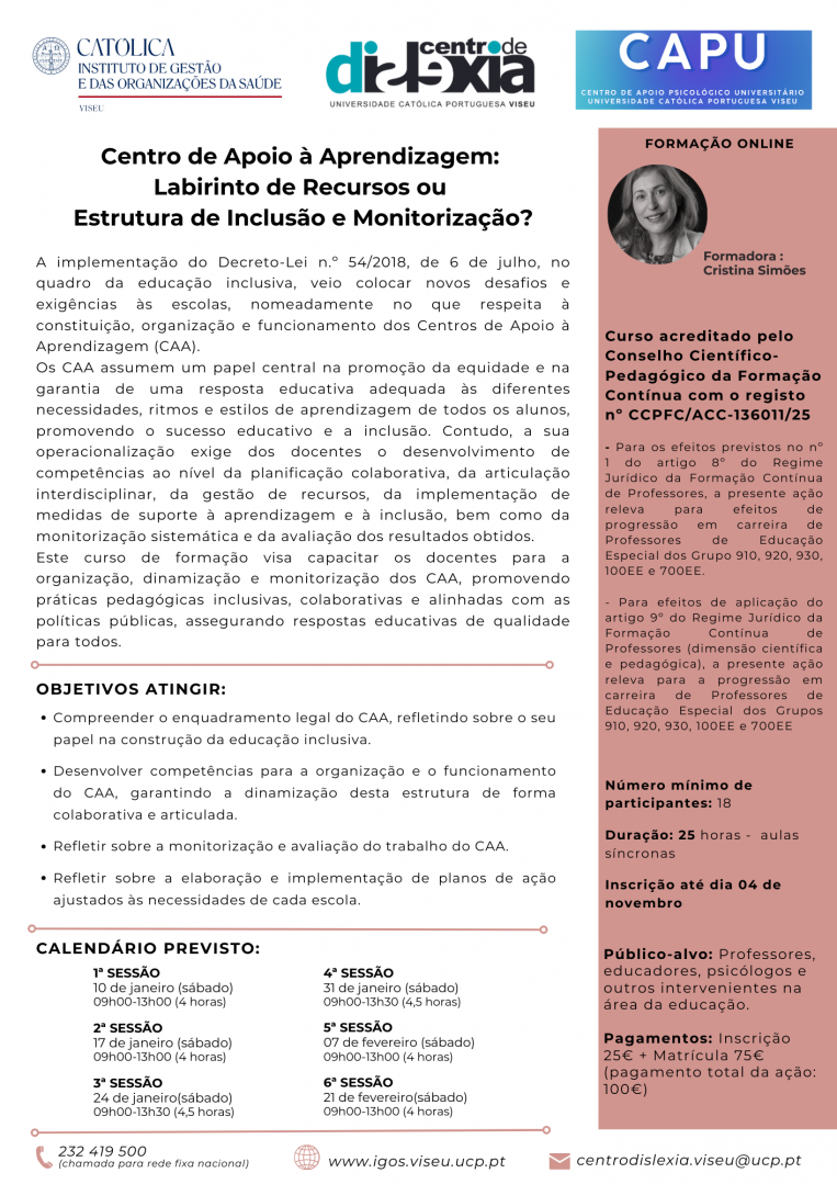 Centro de Apoio à Aprendizagem  Labirinto de Recursos ou  Estrutura de Inclusão e Monitorização